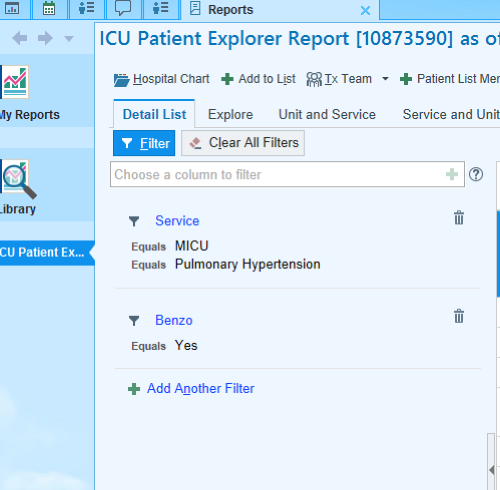 ICU Patient Explorer Report