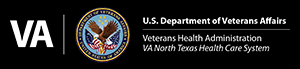 North Texas VA Logo white for use with dark backgrounds